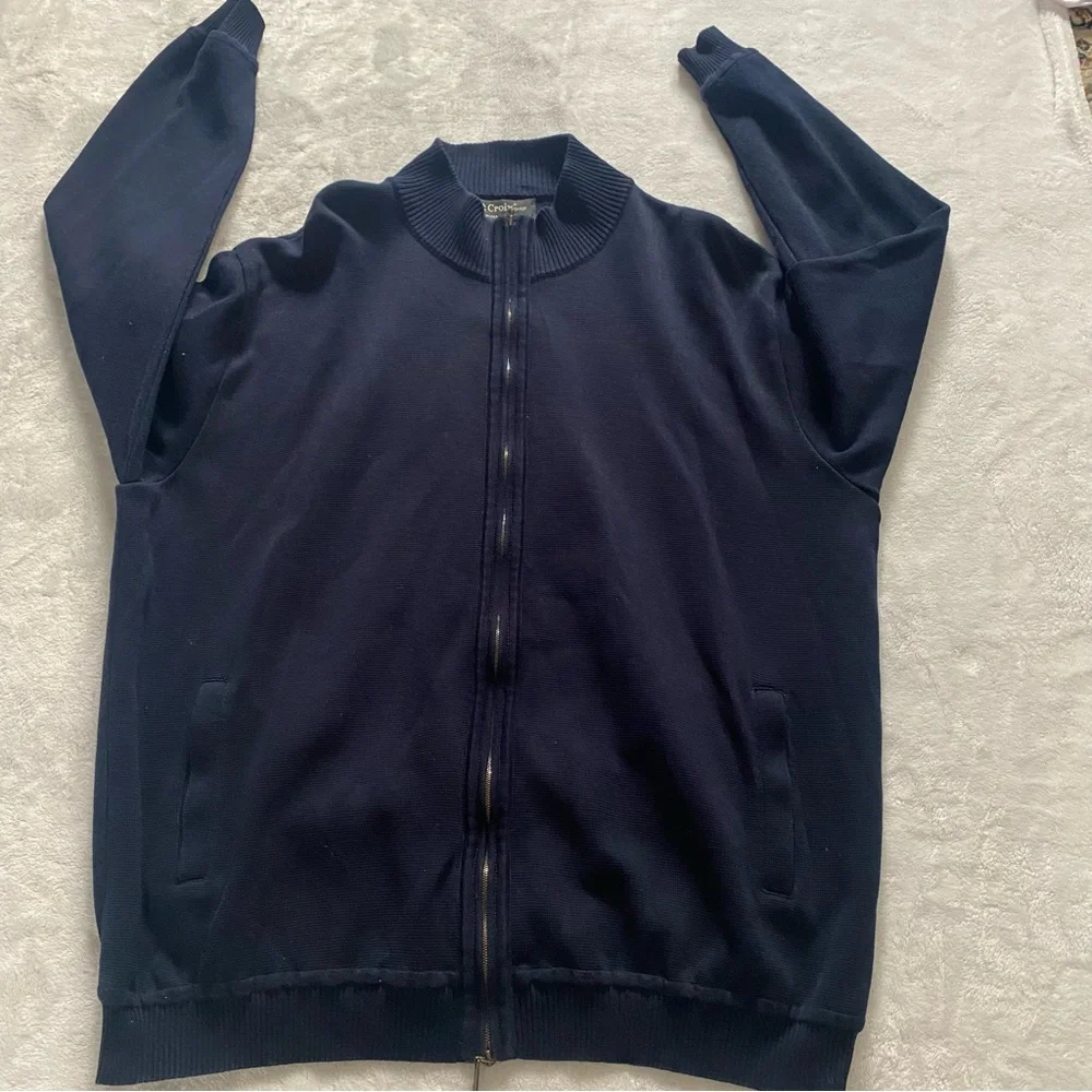 ST.Croix Men’s Blue Zip-up Cardigan XXL